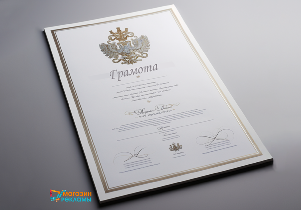Дипломы и грамоты